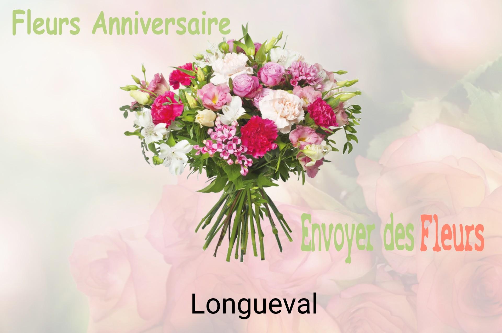 Bouquet de fleurs d’anniversaire livré à Longueval